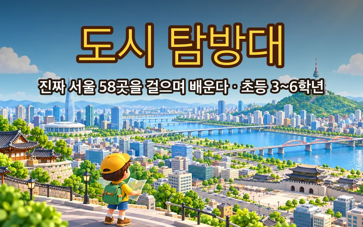 도시 탐방대 화면