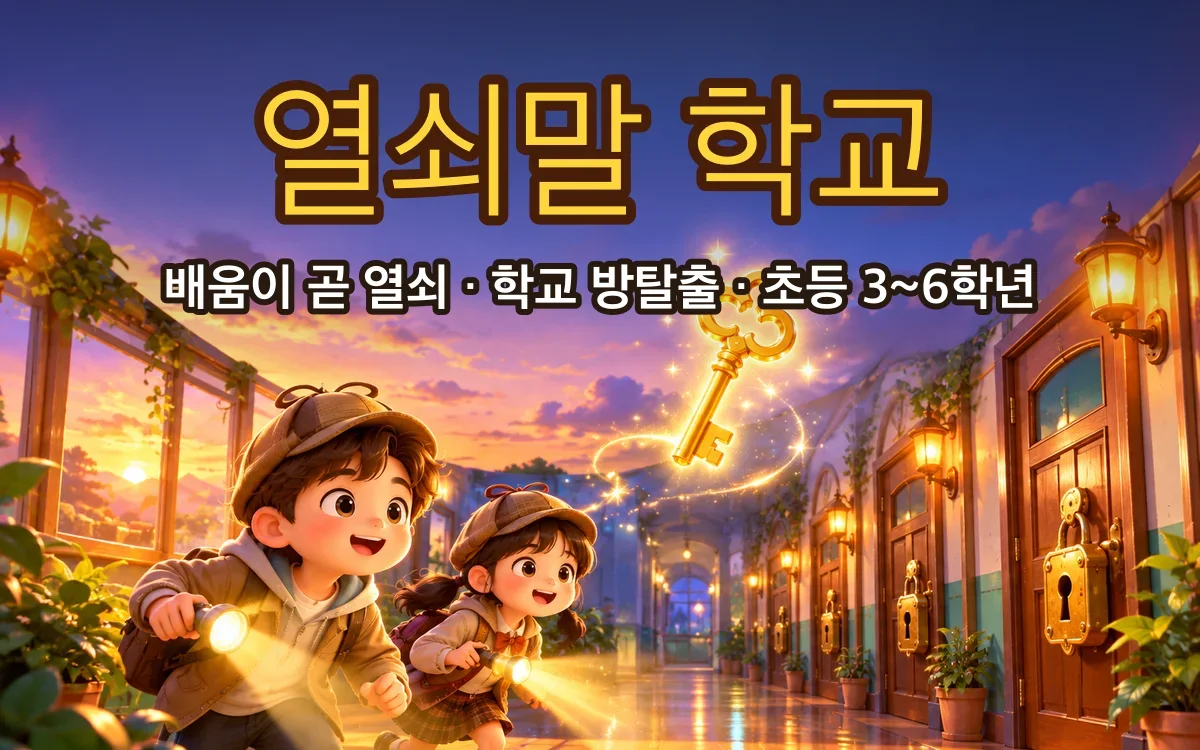 열쇠말 학교 화면