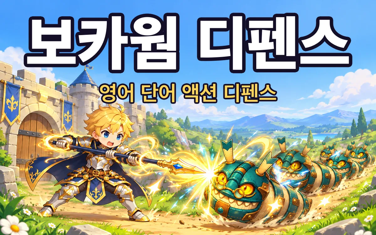 보카웜 디펜스 화면